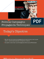 Political Campaigns: Propaganda Techniques