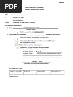 Z56 Bank Form for Salary Payment | PDF