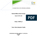 Adriana Milena Alzate Arango Cód: 37.511.153: Fase-1 Identificar Conceptos Básicos de Los Indicadores Ambientales