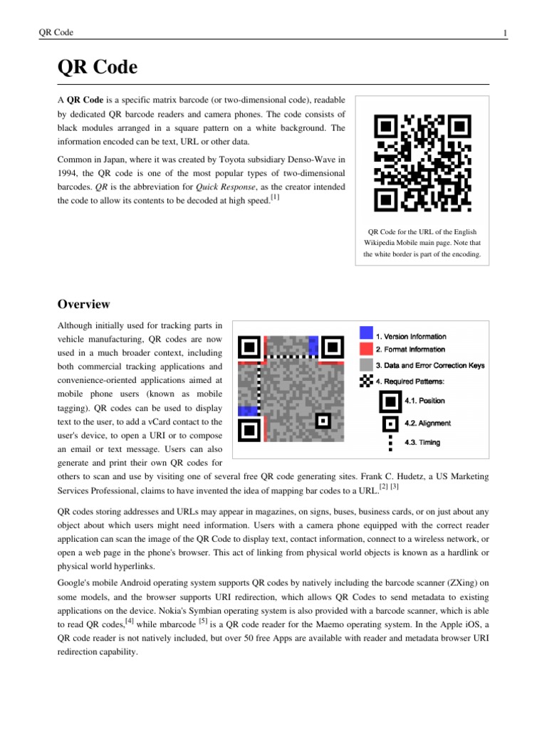QR Code | PDF | Qr Code | Barcode