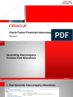 Oracle Fusion Financials Intercompany: Release 9