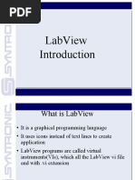 Introduction of Labview