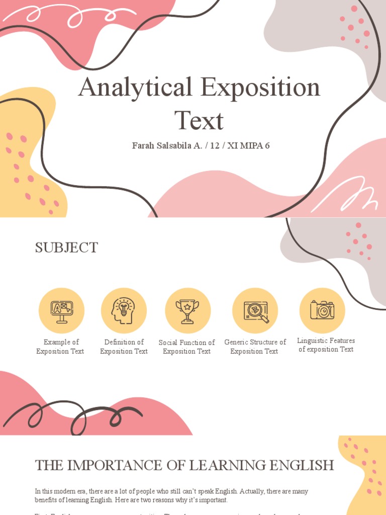 Analytical Exposition Text | PDF | English Language | Multilingualism