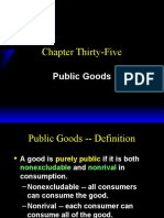 Chapter Thirty-Five: Public Goods