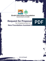 Request For Proposal (RFP) : New Foundation Assisted Schools
