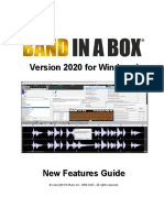 Band-in-a-Box 2020 Upgrade Manual