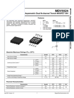 Asymmetric Dual N-Channel Trench MOSFET 30V: General Description Features