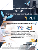 Slide Panduan Sistem Informasi Kinerja Penyedia (SIKaP)