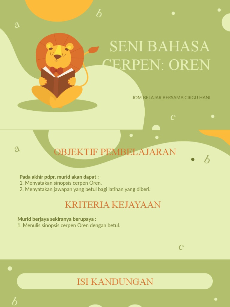 Cerpen Oren Pdf
