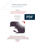 Arduino Based Sun Tracking Solar Panel: Gogulamudi Srikanth Reddy (18Vf1M3323) Gandu Naga Sai Tejaswi (18Vf1M3319)