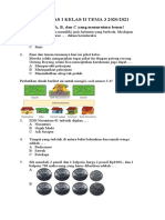 PAS Kelas 2 Tema 3