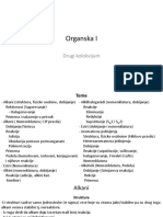 Organska I - Drugi Kolokvijum