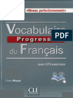 Vocabulaire Progressif Du Français Avec 675 Exercices ; Niveau Perfectionnement ( PDFDrive )