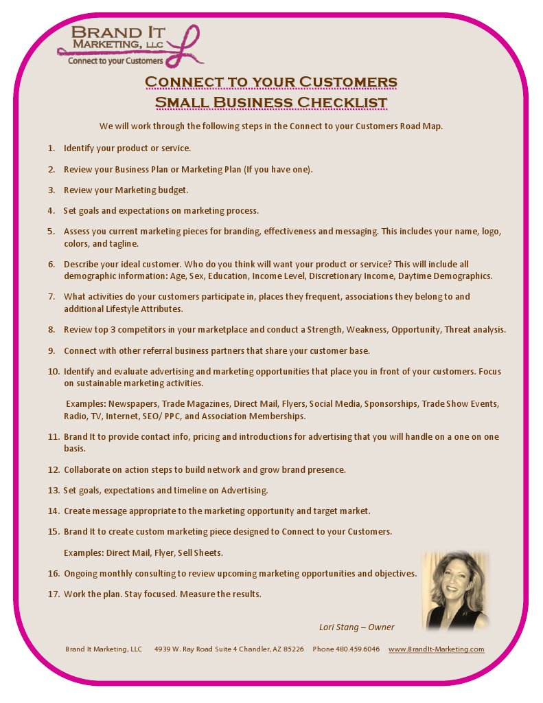 Customer Connection Checklist for SMBs | PDF | Business