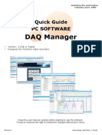 DAQ Manager Quick Guide - QGUSXEN - v.1.09.002