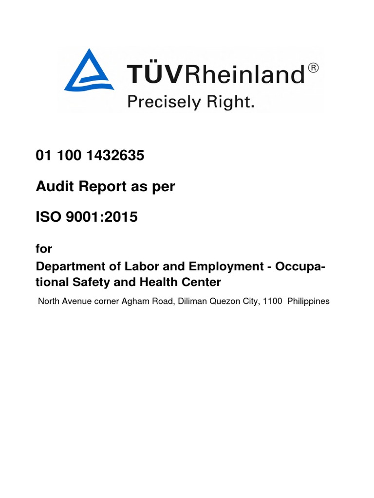 QMS Audit Report 2019 | PDF | Iso 9000 | Audit