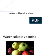 Water Solible Vitamines