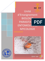 488479438 S5 Biologie Parasitaire Entomologie Mycologie DZVET360 Cours Veterinaires
