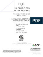 Indirect-Fired Water Heaters: Installation, Operation & Maintenance Manual