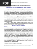 Desenho da Figura humana 2 Como aplicar a técnica.