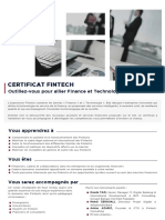 Certficat Fintech Maj Mars 2020