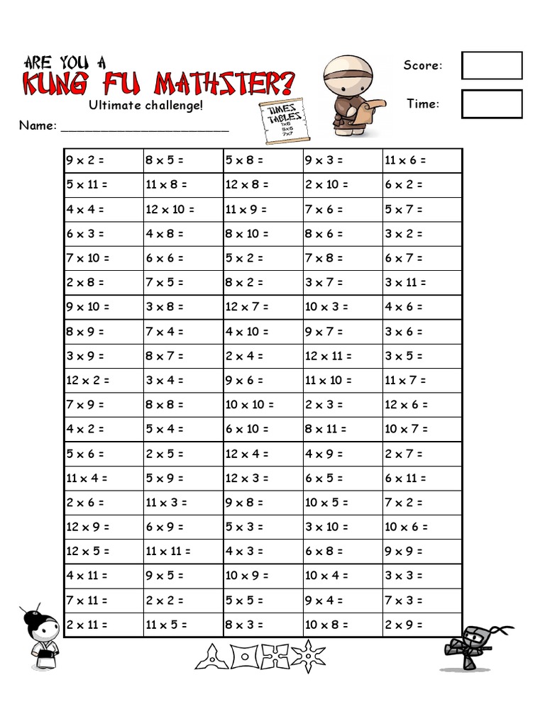 Challenge 100 Sheet 4 | PDF