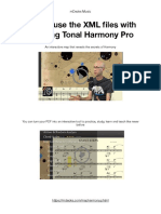 How to Use the XML Files With Mapping Tonal Harmony Pro