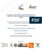 Documento y Agenda 4 Foro Educainicial 4