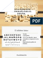 Reglas Básicas de Ortografía para El Español