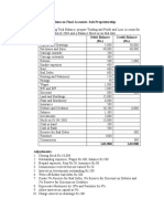 Problems on Final Accounts- Sole Proprietorship and Company Final Accounts