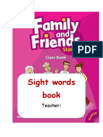 Sight Words Lesson Plan
