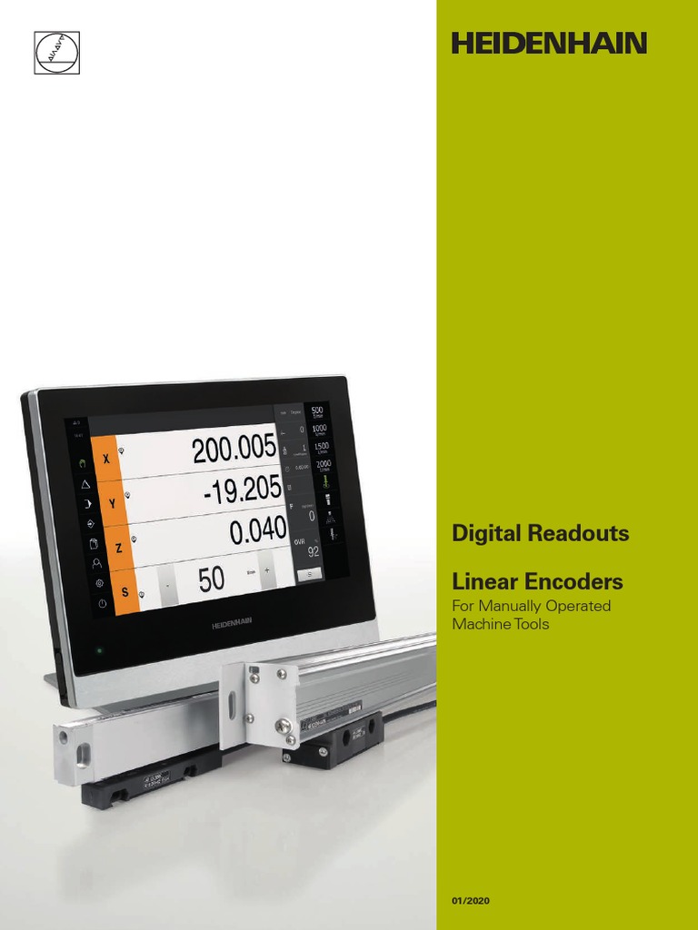 Heidenhain Digital Readouts Overview | PDF | Machining | Drilling