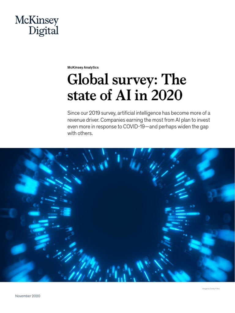Global Survey: The State of Ai in 2020: Mckinsey Analytics | PDF ...