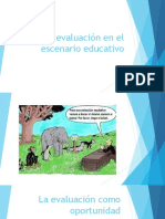 La Evaluación en El Escenario Educativo