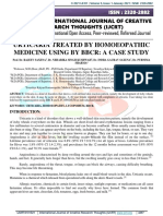 Urticaria Treated by Homoeopathic Medicine Using by BBCR: A Case Study