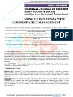 Understanding of Influenza With Homoeopathic Management