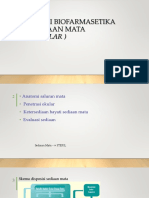 Bahan Kuliah 6 Studi Biofarmasetika Sediaan Mata