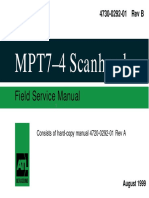 MPT7-4 Scanhead: Field Service Manual
