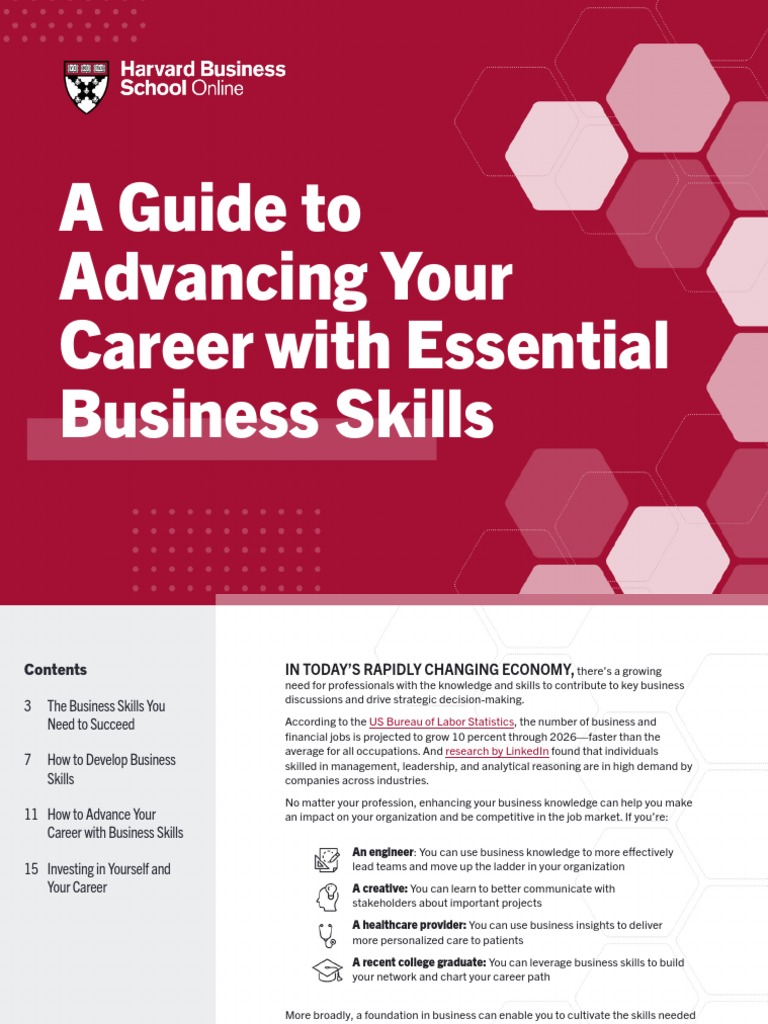 A Guide To Advancing Your Career With Essential Business Skills Pdf