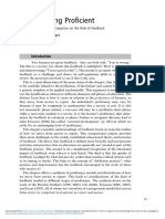 Becoming Proficient An Alternative Perspective On The Role of Feedback - by Gordon Stobart