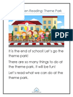 Kindergarten Reading: Theme Park