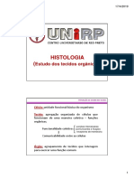 Aula Tecido Epitelial Odontologia 2019