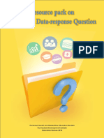 Resource Pack On Economics Data-Response Question