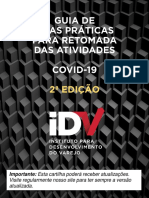 COVID 19 - GUIA DE BOAS PRÁTICAS PARA RETOMADA DAS ATIVIDADES