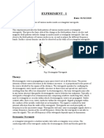 Rectangular Waveguide Analysis | PDF | Waves | Waveguide