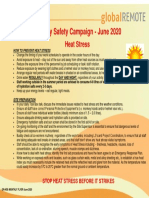 Monthly Safety Campaign - June 2020