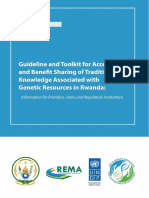 Final Guideline & Toolkit for Access and Benefit Sharing of aTK in Rwanda FINAL