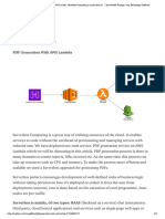 PDF Generation With AWS Lambda. Serverless Computing Is A Great Way of - by Anushka Rustagi - 1mg Technology - Medium