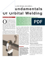 The Fundamentals of Orbital Welding: Material Weldability, Joint Design, Procedures..
