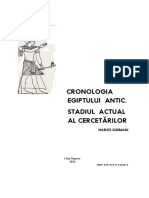 Cronologia Egiptului Antic Stadiul Actua